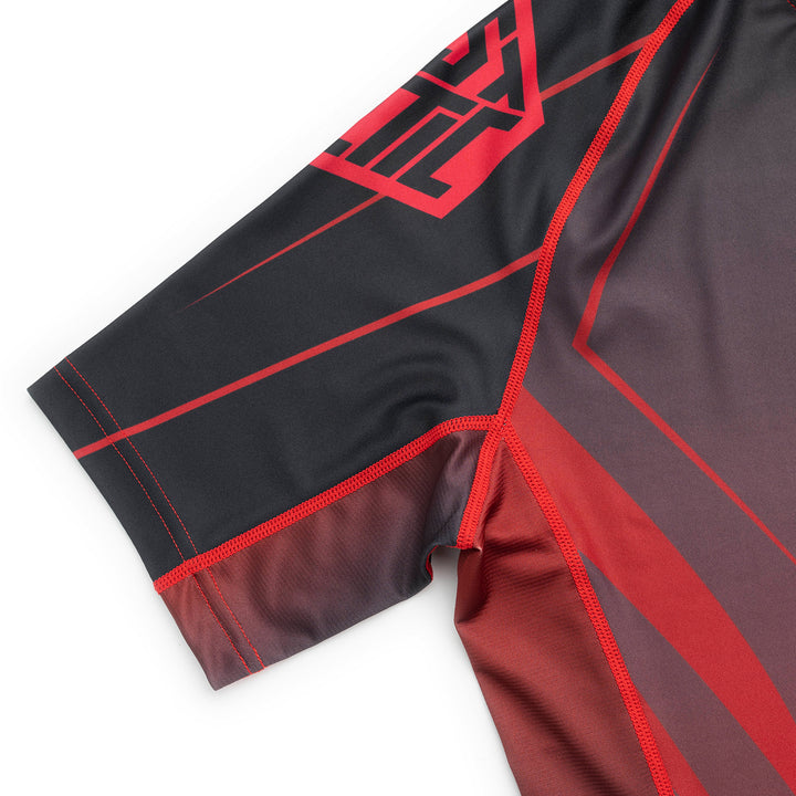 AESTHETIC Crimson ADCC 2026 Declan Moody Short Sleeve Rashguard - side view