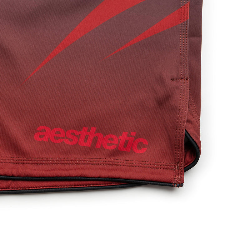 AESTHETIC Crimson ADCC 2026 Declan Moody Combat Shorts - aesthetic logo