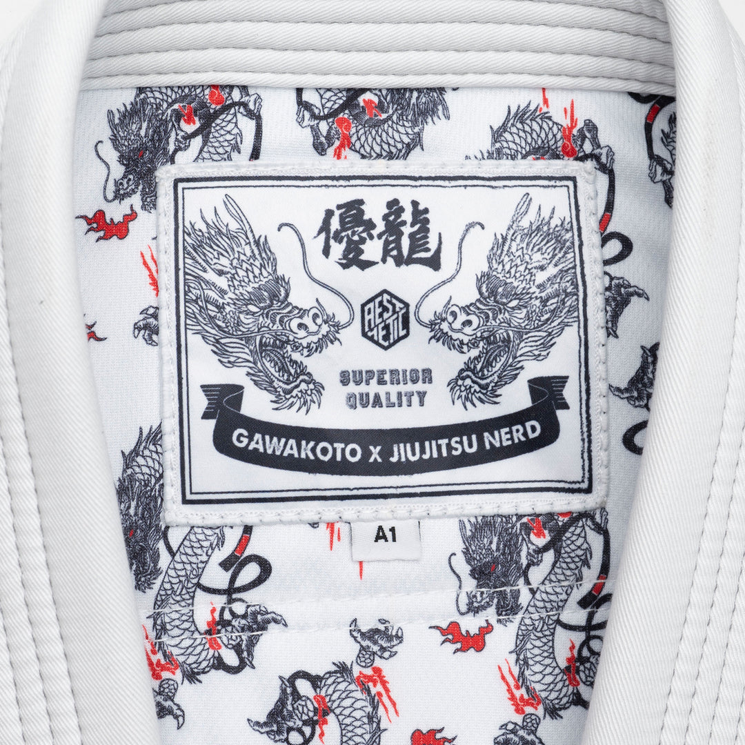 'Gentle Dragon' AESTHETIC x Gawakoto x JiuJitsuNerd Limited Edition Kimono + Sofubi Bundle