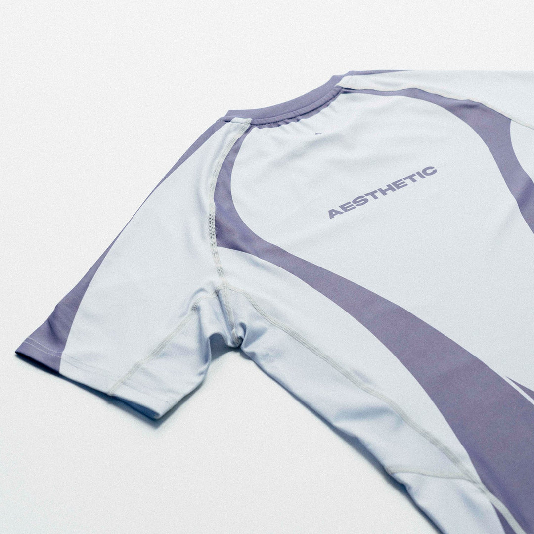 Motion Short Sleeve Rashguard (Deep Mauve)