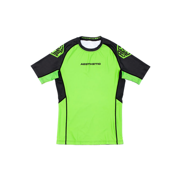 Fluro Green Short Sleeve Rashguard