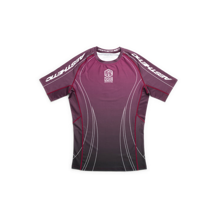 AESTHETIC Merlot ADCC 2026 Jozef Chen Short Sleeve Rashguard - front view