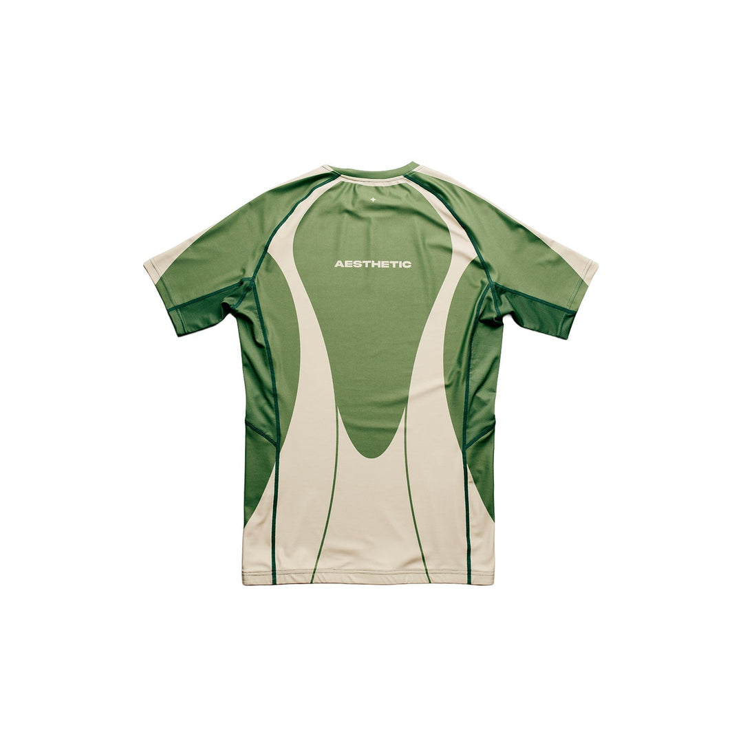 'Motion' Short Sleeve Rashguard (Hunter Green)