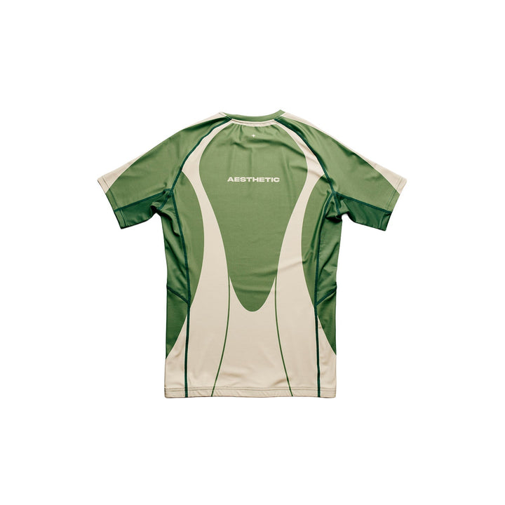 'Motion' Short Sleeve Rashguard (Hunter Green)