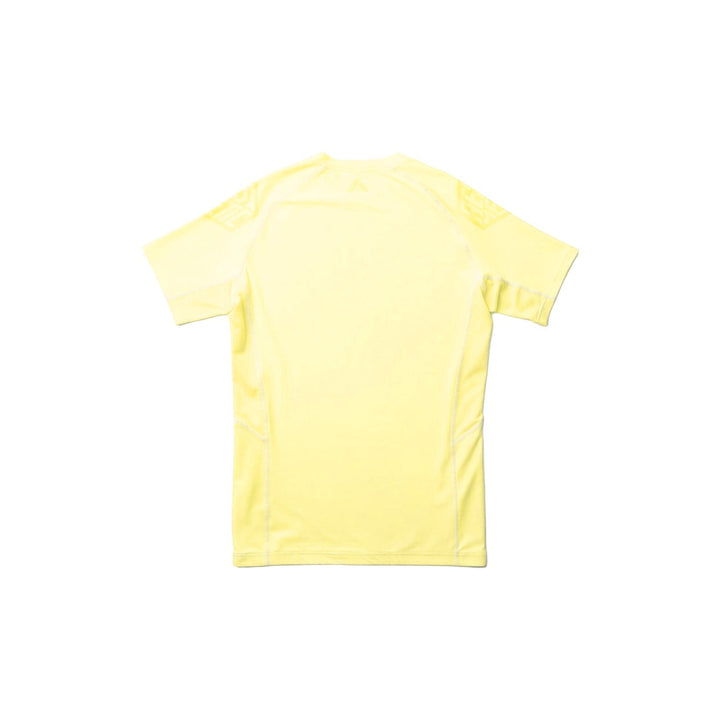 Pastel Yellow Short Sleeve Rashguard