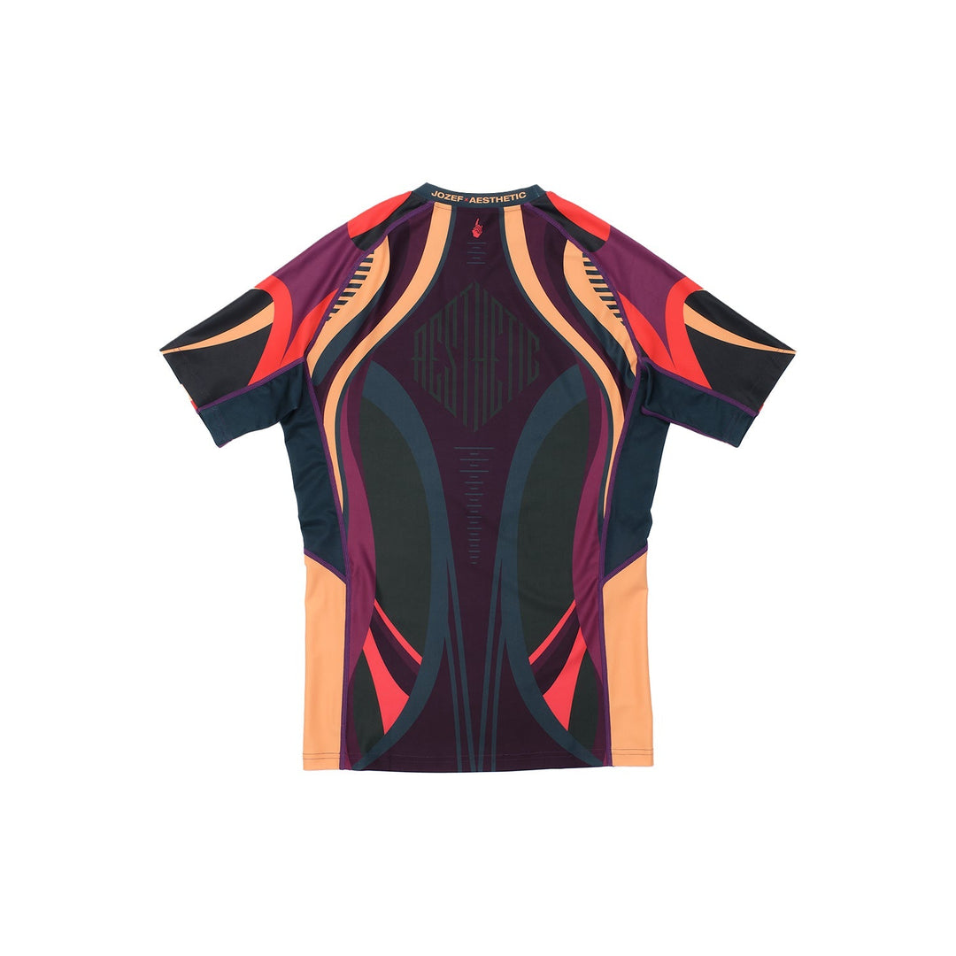 'Viridian Green' Jozef Chen Short Sleeve Rashguard