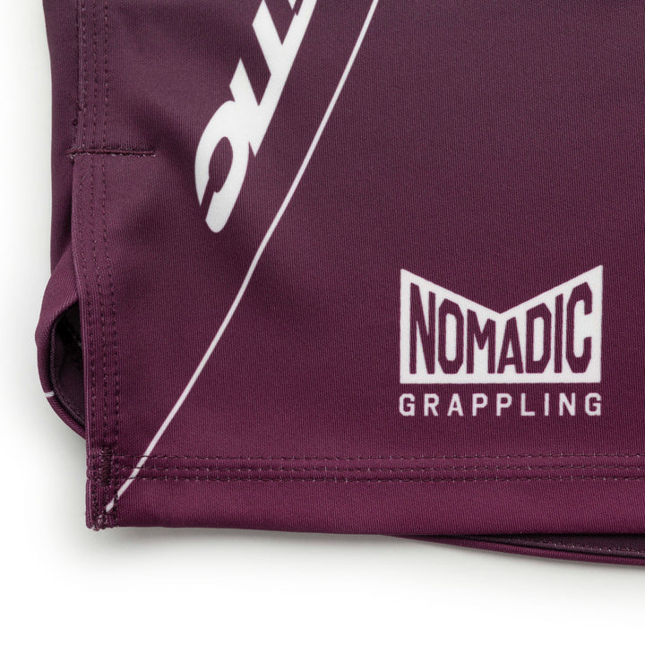 AESTHETIC Merlot ADCC 2026 Jozef Chen Combat Shorts - stitch details